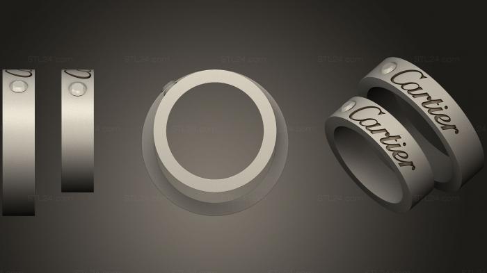 Ювелирные перстни и кольца (Кольцо 104, JVLRP_0586) 3D модель для ЧПУ станка